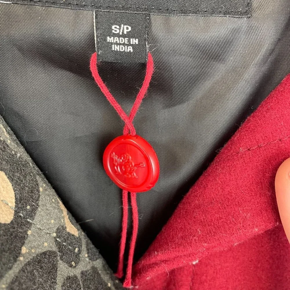 True Religion mens jacket size Small varsity jacket bomber wool blend - Picture 5 of 8